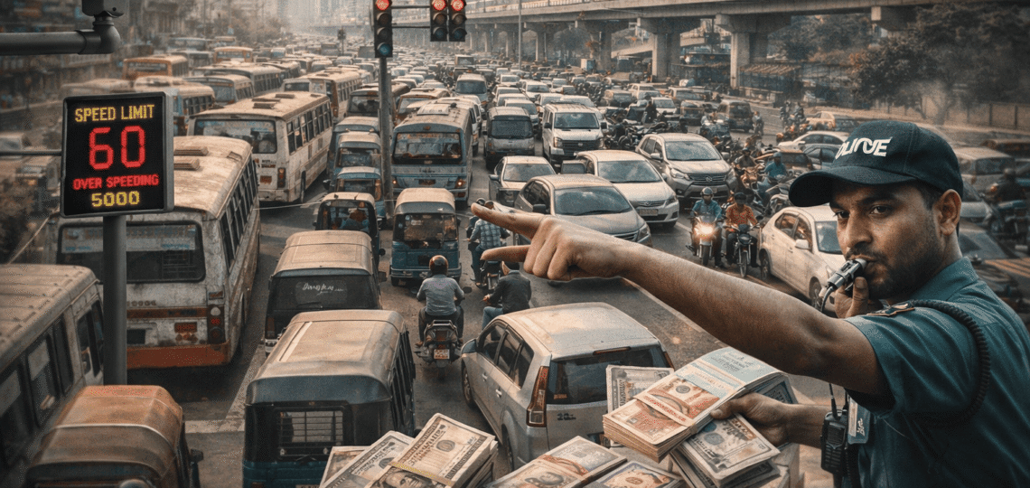 Traffic Chaos in Dhaka