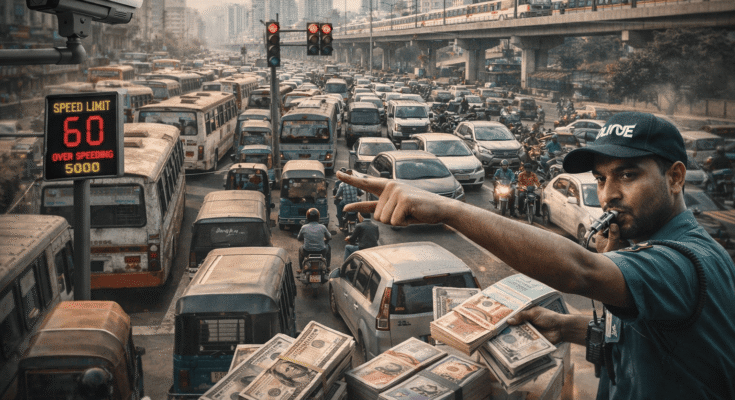 Traffic Chaos in Dhaka